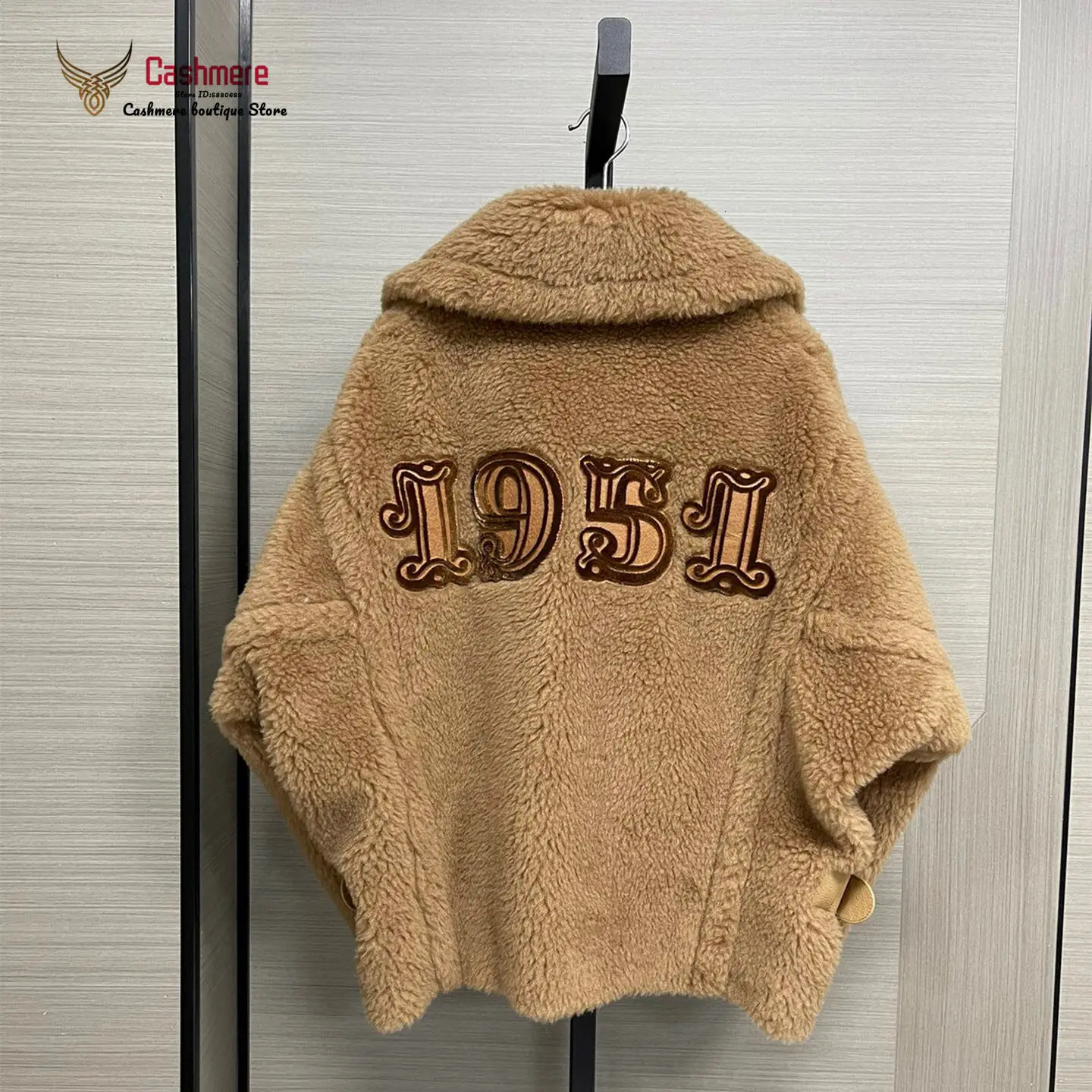 Winter short jacket womens jacket teddy bear jacket womens autumn casual camel double chest high-end warm jacket 241112