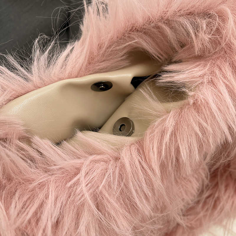 Tassel Heart Shaped Hairy Bag Autumn Winter New Plush Crossbody Bags Y2k Girl Large Capacity Shoulder Bag Women Purses Handbags 241112