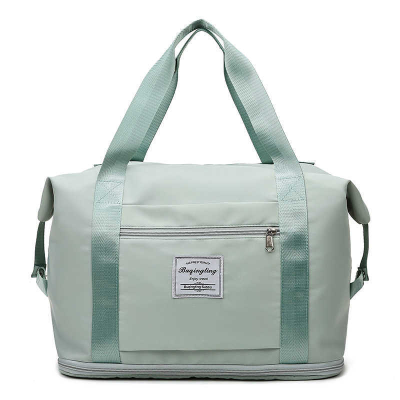 Multi Functional Double Back Travel Bag Expandable Capacity and Luggage Storage Bag Lightweight Leisure and Fitness Bag