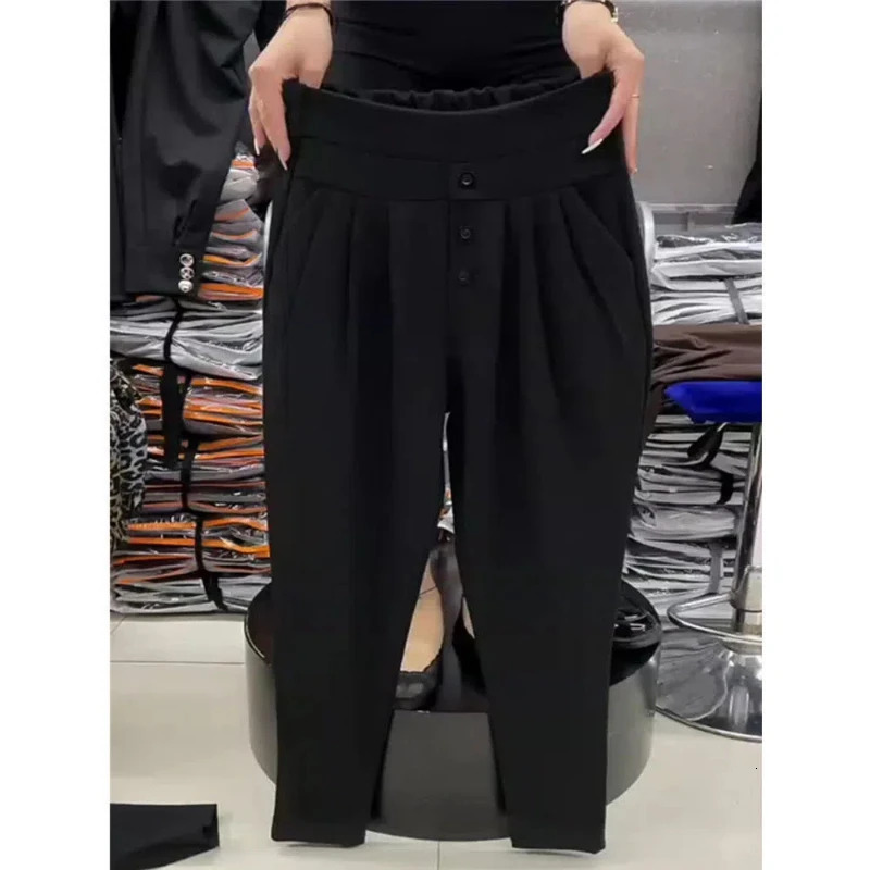 Harun Womens Casual Pants Spring/Summer Winter Item Size Loose Fithigh Waist Ankle Binding Underpants 241112