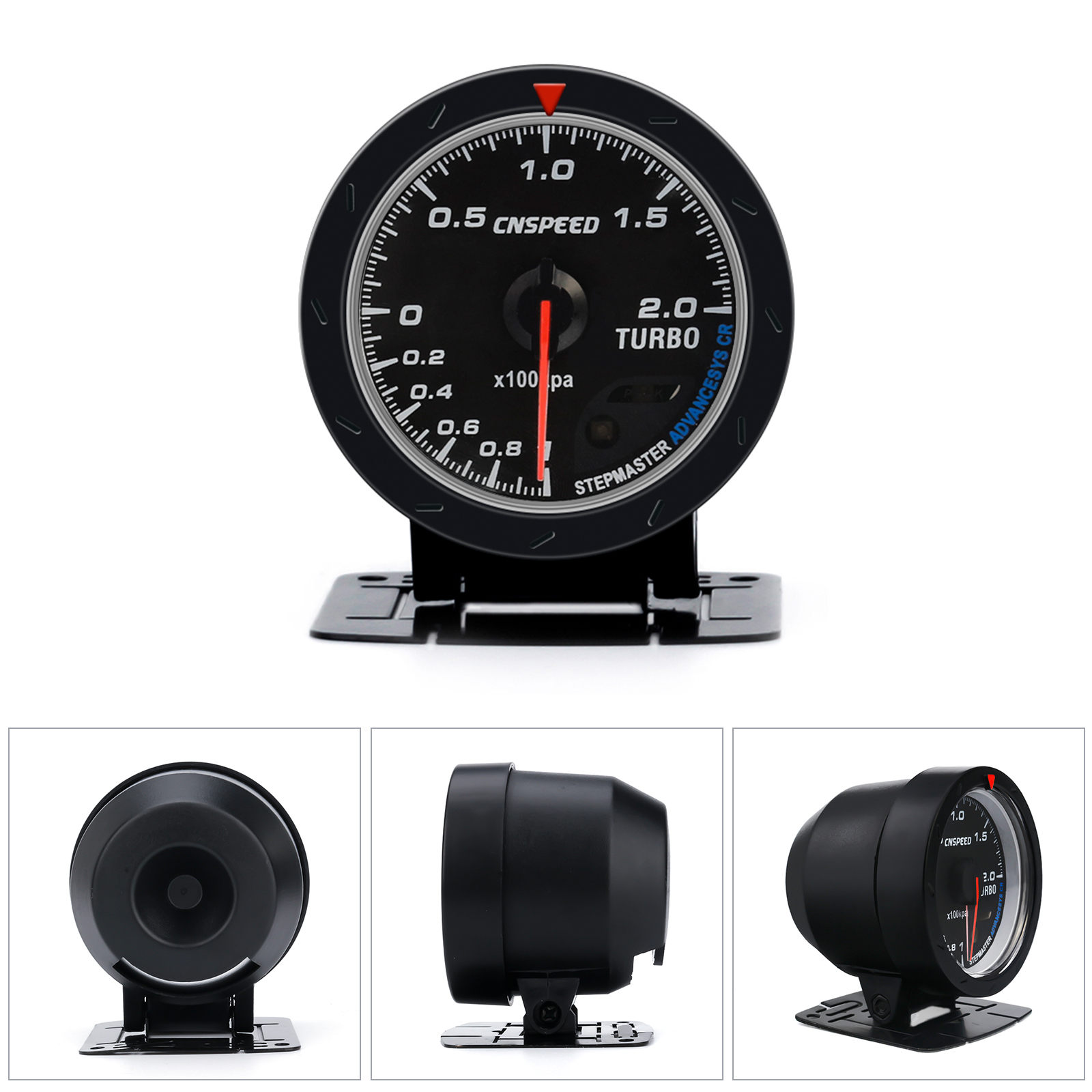 New 60mm Gauge -1-2 Bar Car Len With Adjustable Auto Turbo Boost Controller Kit 1-30 PSI