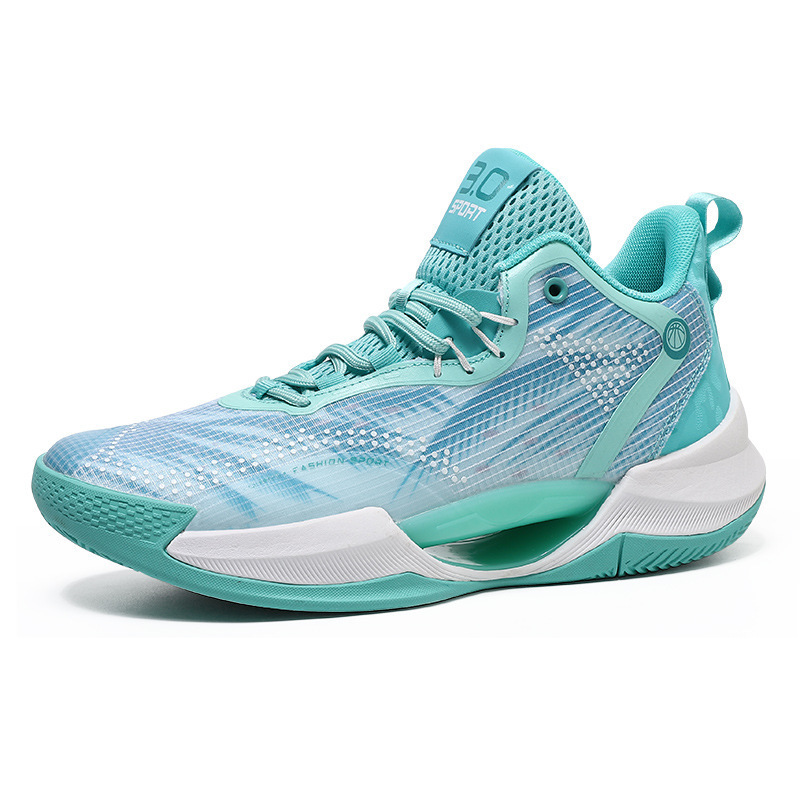Mid-top basketball mesh breathable combat sports shoes, non-slip NEW hot wear-resistant sneakers Free shipping