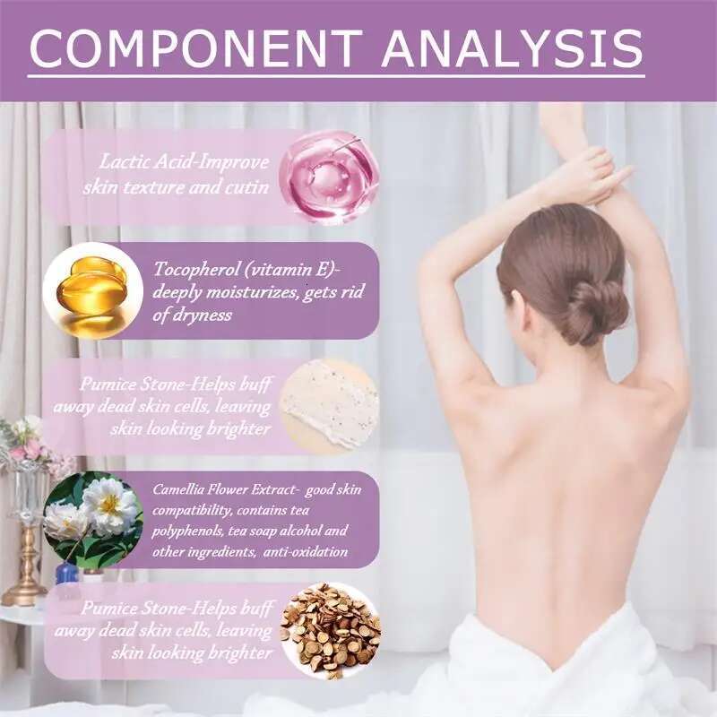 Moisturizing Scrub Keratin Hyperplasia Removing Strawberry Legs Repairing Nourishing Body Skincare Products