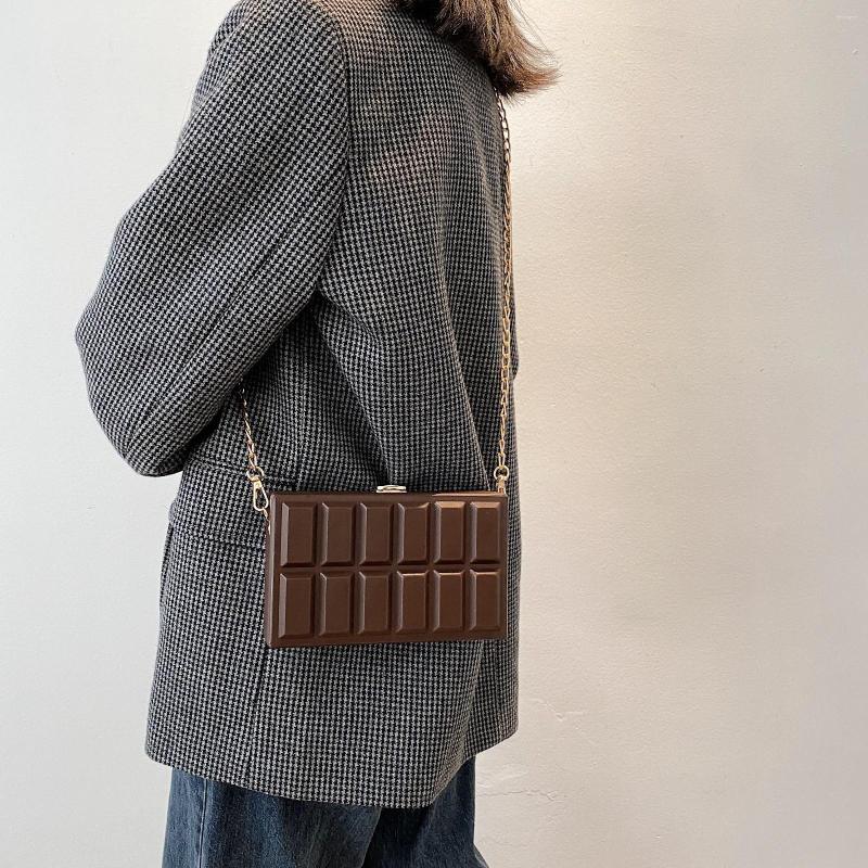 2025 NEW Bag Winter Korean Version Of The Fashion Shoulder Slung Women's Chocolate A Generation Hair zhanyishengli