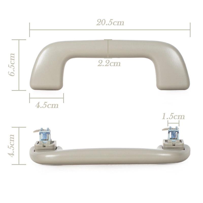1pcs Car Inner Roof Armest Safety Ceiling Armrest Handle Pull Hand Accessories For Toyota Corolla Yaris Vios EZ RAV4