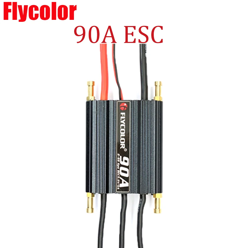 Flycolor Brushless150A 120A 90A 70A 50A ESC Speed Control Stand 2-6S Lipo BEC 5.5V/5A for RC Boat Model