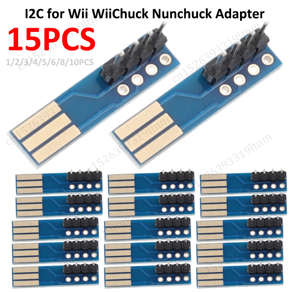 I2C for Wii WiiChuck Nunchuck Adapter Shield Module Board for Arduino DIY for Nintendo Wii Breakout Board Gaming Accessories smile