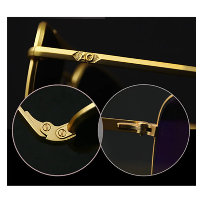 Aviation Sunglasses Men Women Outdoor driving glasses pilot American Army Military Optical AO SunGlasses glasses Oculos de sol 240407