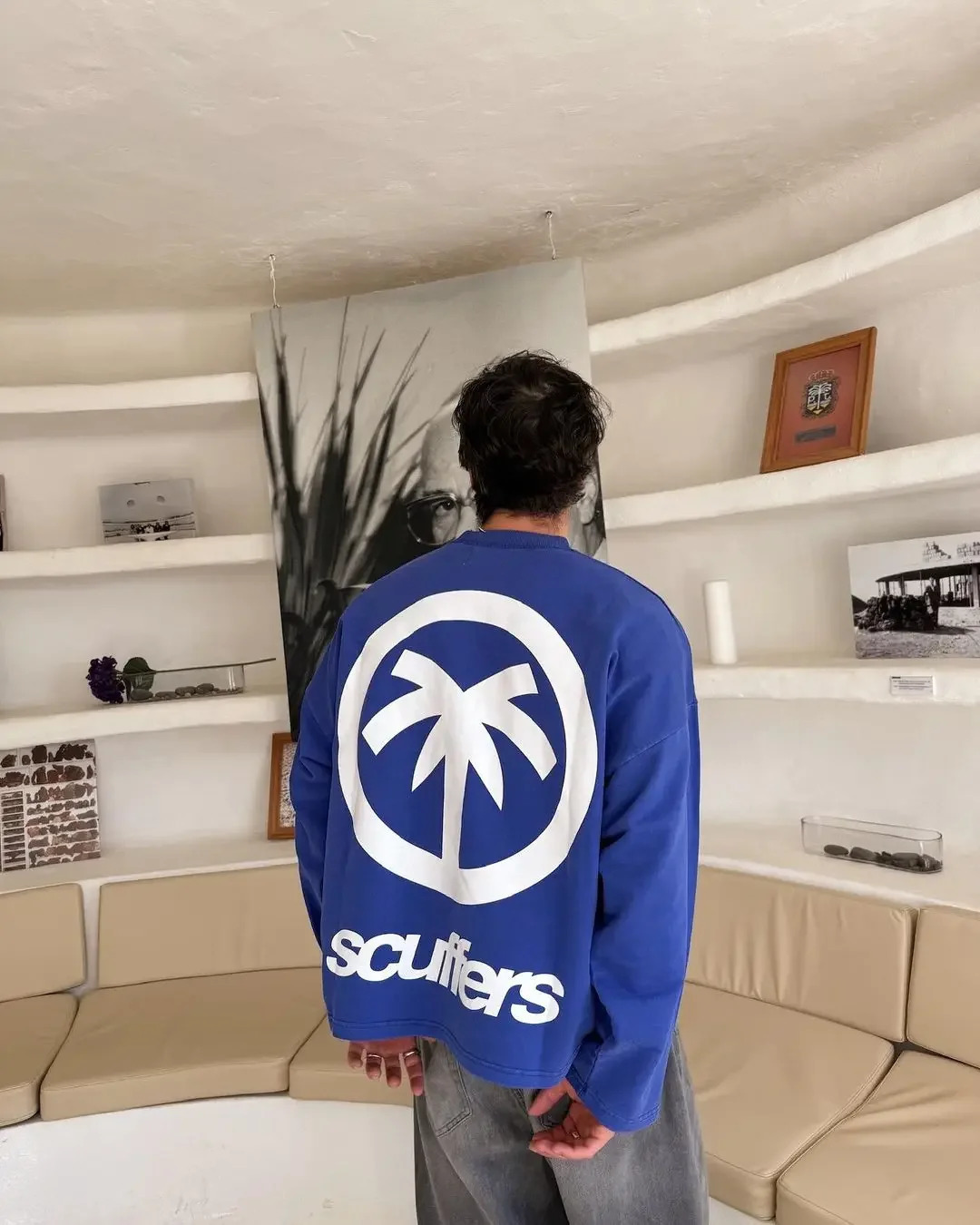 Harajuku loose casual Versatile top Y2k autumn warm cotton long sleeved T-shirt womens clothing mens couple clothing 241112