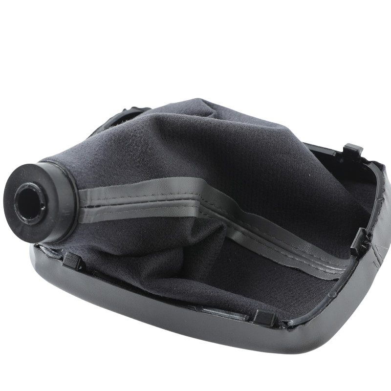 5/6 Speed Black / Gray Leather Car Gear Shift Knob Lever Gaiter Boot Cover Collar For Audi A6 C5 A4 B5 A8 D2 1998 1999 2000 2001 ea7ca