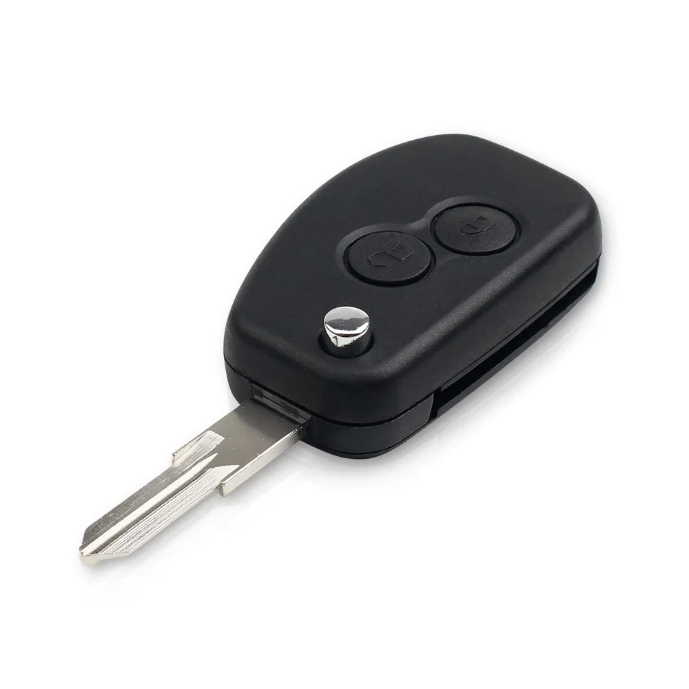 KEYYOU VAC102 Ne72 Modified Key Shell For Renault Renault Dacia Modus Logan Clio Espace Nissan 2 Buttons Flip Remote Fob Case