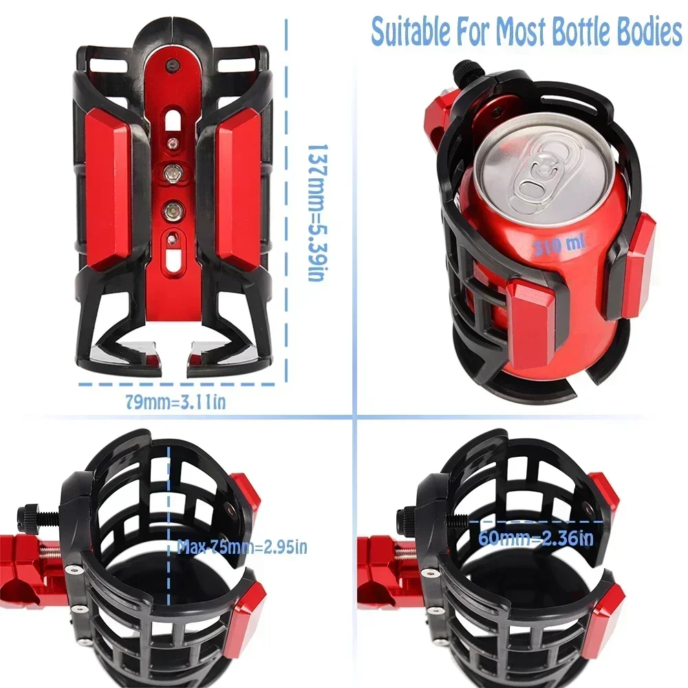 For Honda MSX125 Hornet 600 900 CB900F CB600F CB1000R CB1000RA ABS CB125F CB125R CBR125R Motorcycle Cup Holder Accessories