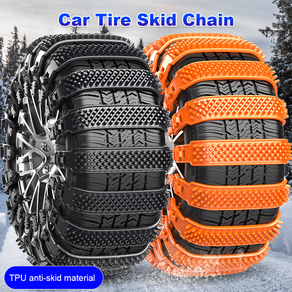 Cable Ties Car Winter Anti-Skid Tyre Chains Outdoor Snow Tire Anti Skid Chain Emergency Antiskid Accessories
