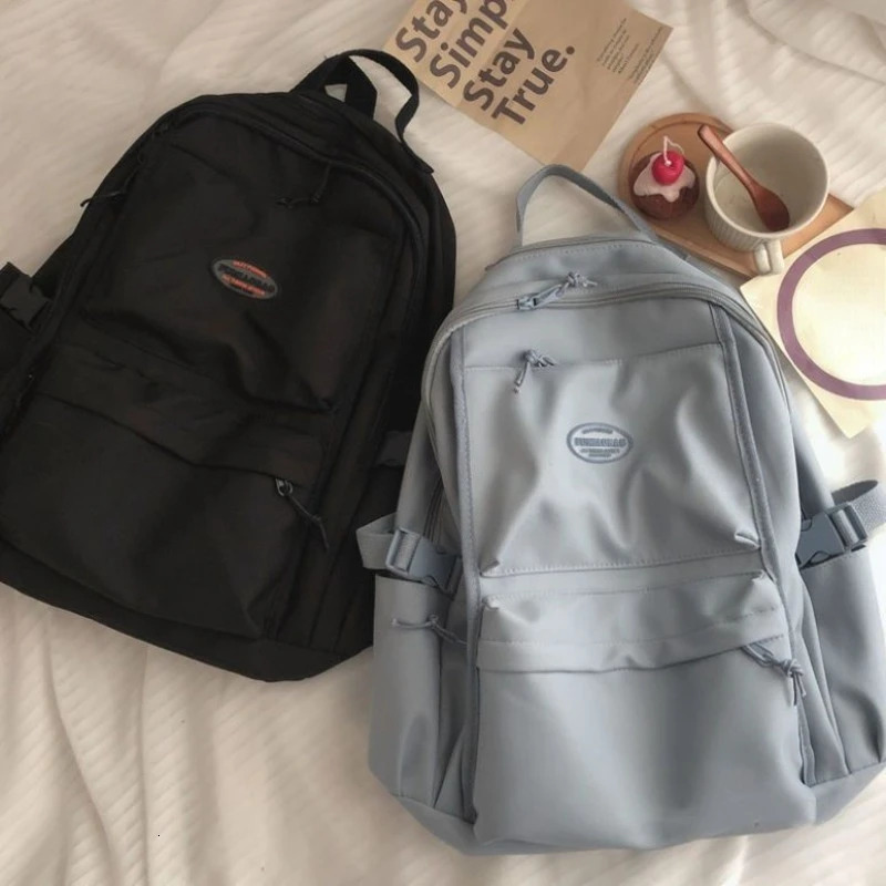 Japanese student simple casual bag for women fully matched retro Y2k aesthetic backpack streetwear fashionable backpack 241111