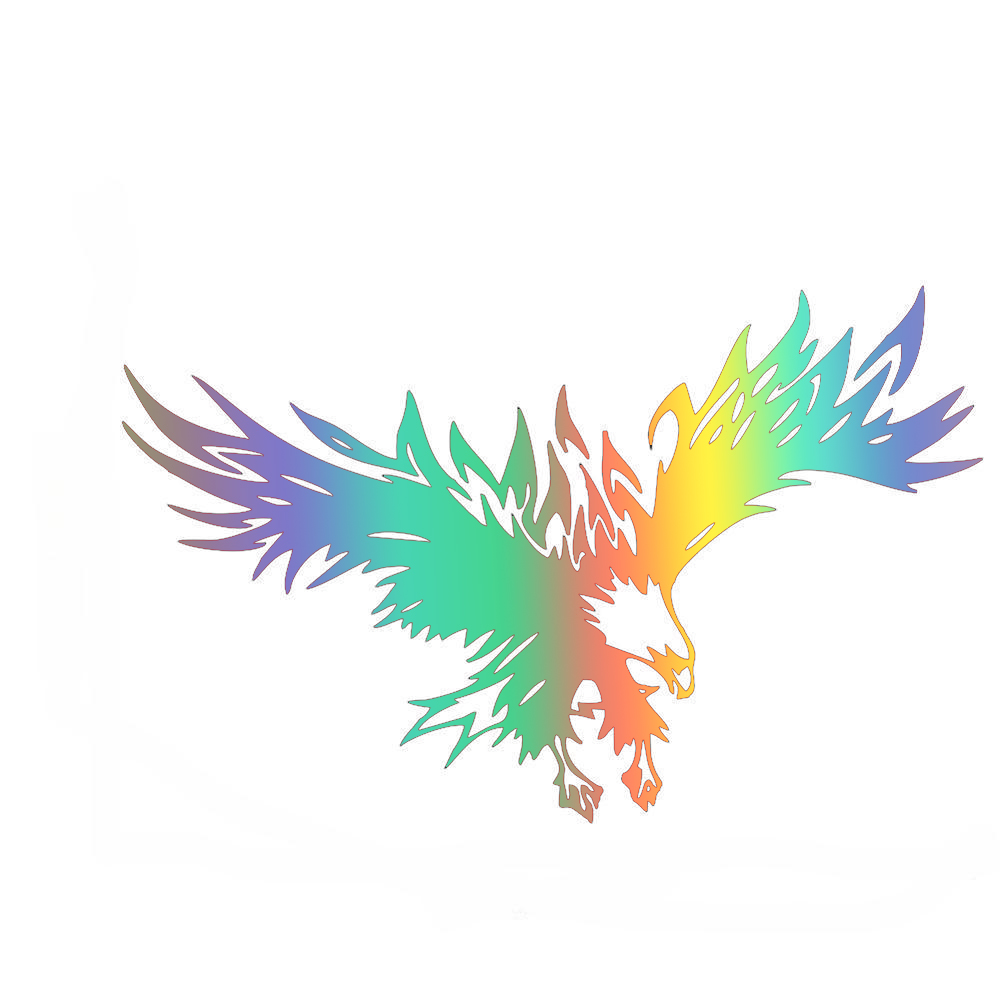 LYKX Personality Animal Eagle Car-Styling Car Door Vinyl Decal and Decals Hood Sticker Universal