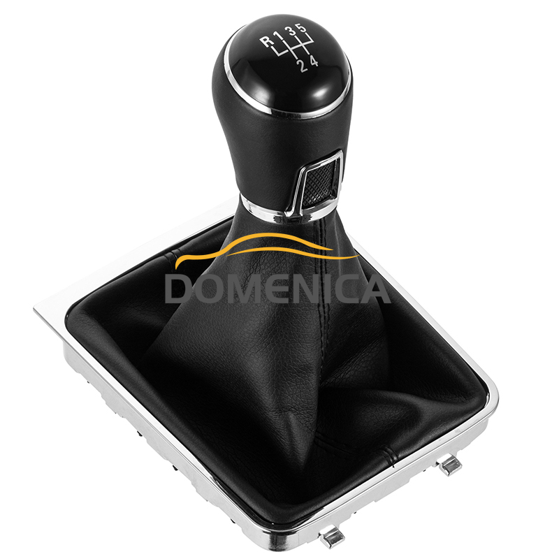 For VW PASSAT B6 2005-2012 New 5/6 Speed Manual Gear Shift Knob Lever Stick Shifter Gaiter Boot Cover Leather Car Accessories 547e0