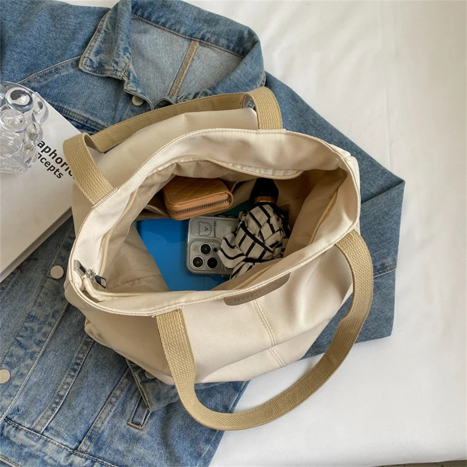 handbag for womens shoulder bag large capacity womens canvas handbag casual handbag Sac 241111