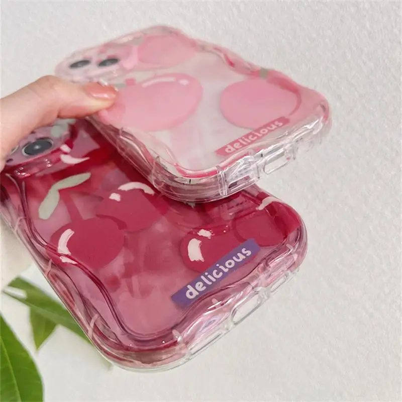 Phone Case For OPPO A18 A98 A78 A58 A79 5G A58 A38 4G A94 F17 F19 F11 F9 F21 Reno 5 6 7 4 Pro 5F Find X3 Lite cover Pink Peach