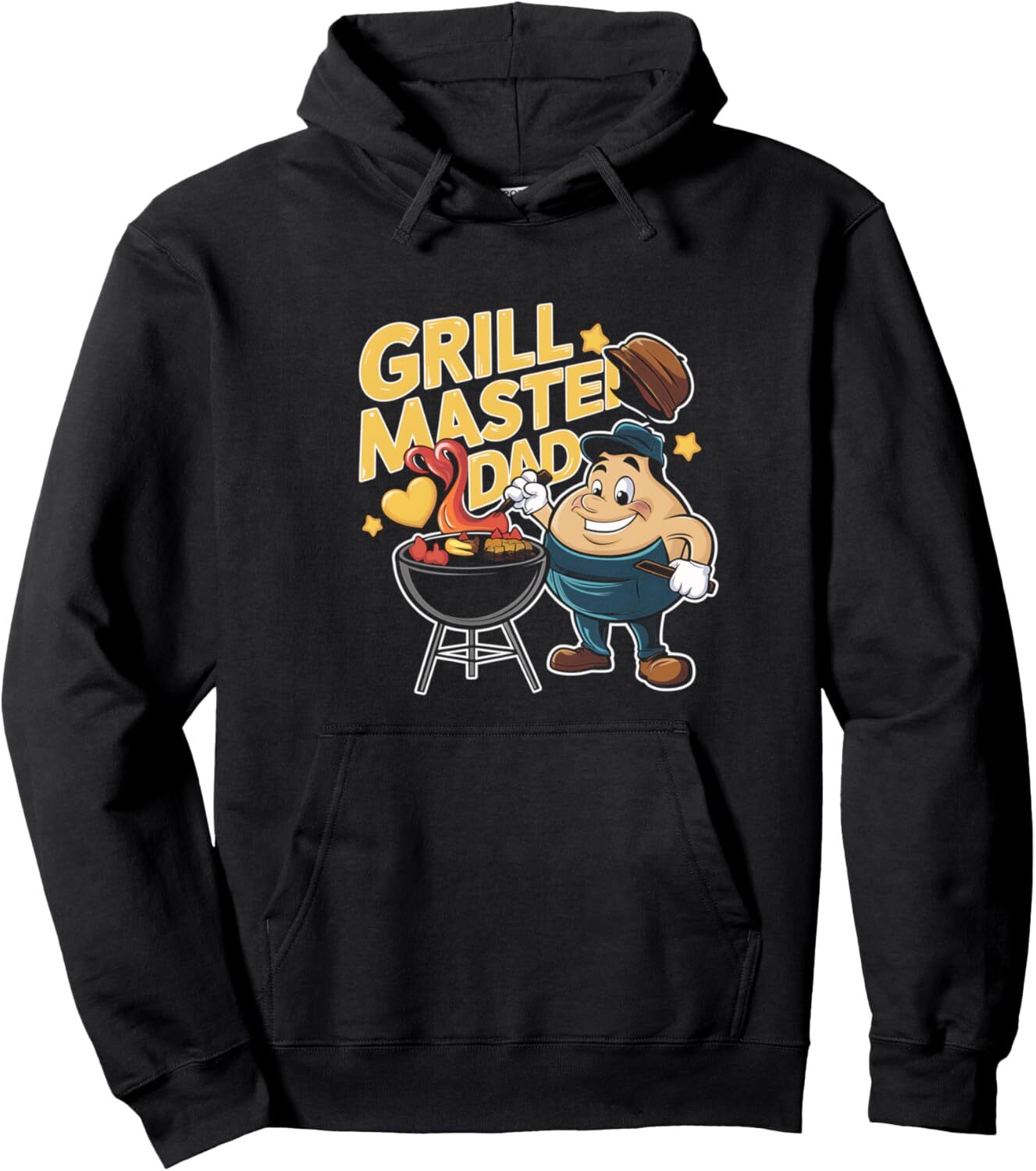 Hoodie for Mens Womens Master Dad Funny BBQ Grilling Graphic Tees Pullover Hoodie Graphic Hoodies sweatshirt