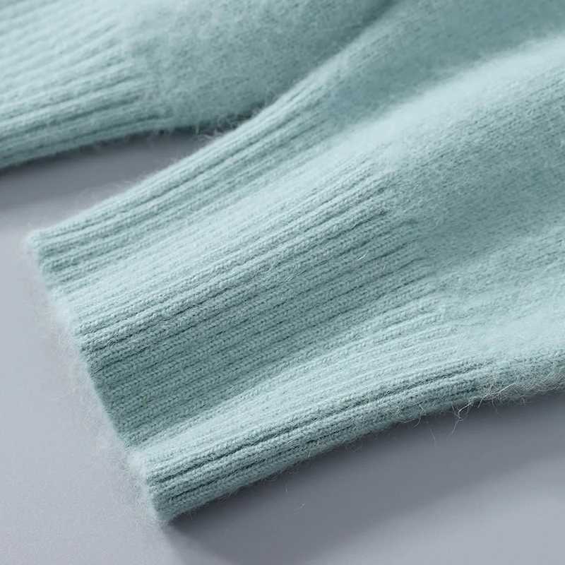 Mens Turtleneck 00% mink cashmere sweater Mens 2024 autumn/winter plus size loose knit sweater to keep warm Top Mens skydiving W2411111