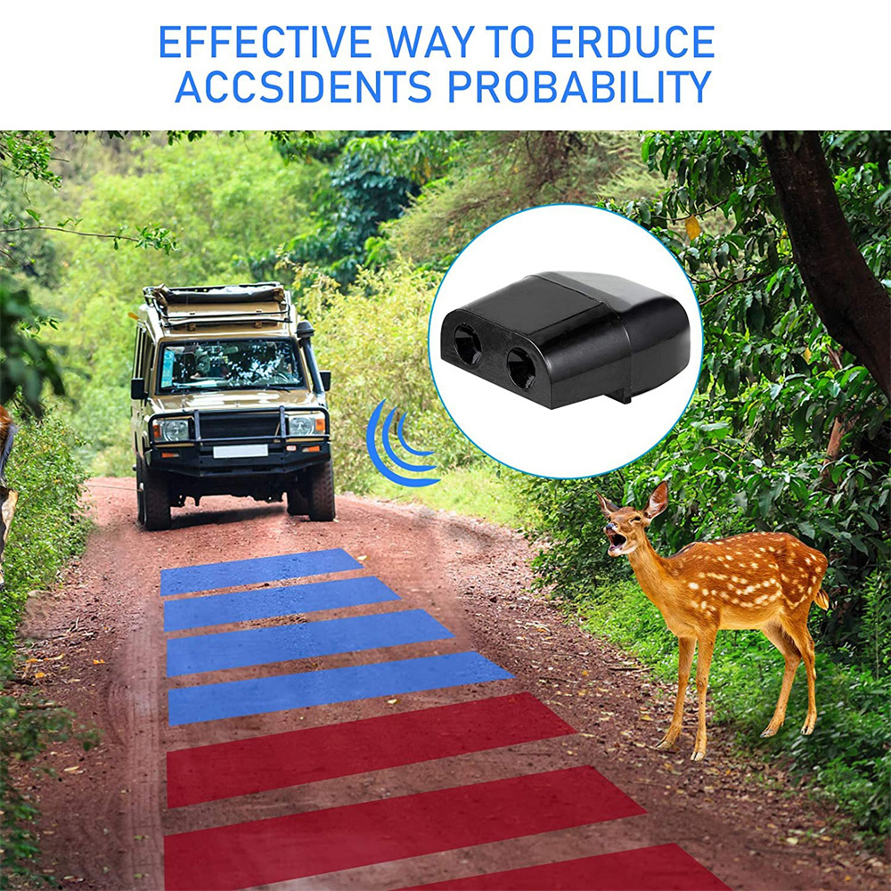 Deer Whistles 1~5PCS Animal Car Alert Warning Whistles System Safety Sound Alarm Ultrasonic Warn Repeller for Auto Truck smile