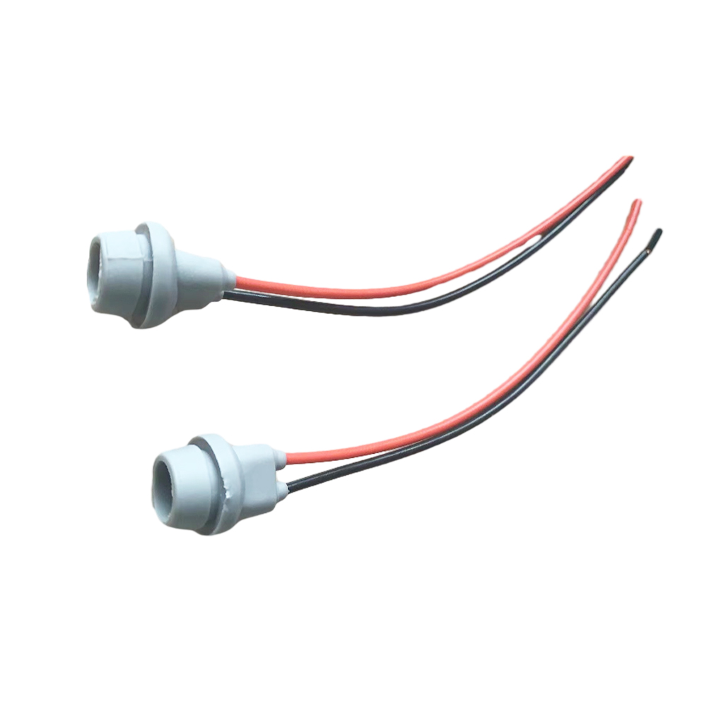 2 Pieces W5W T10 Car Interior Parking Light Socket Base Lamp Holder Brake Lighting Tool Connector Accessory Replacement Part