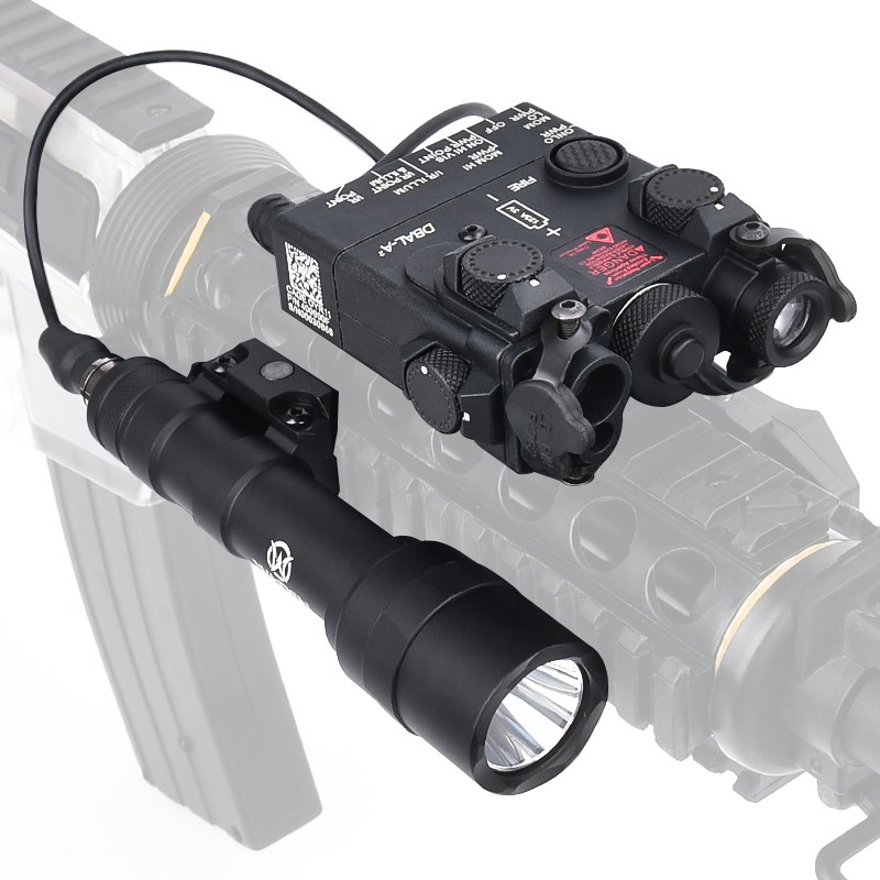Tactical DBAL A2 IR Illuminator Indicator M600U Wadsn Flashlight Dual Switch M300A Scout Light Red Green Dot Dbal Infrared Laser