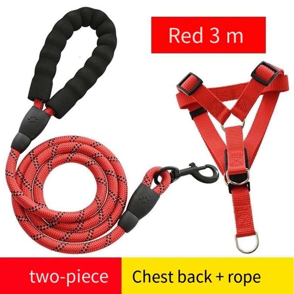dog leash chest strap pet out walking collar collar sleeve adjustable dog chain outdoor use for large medium and small dogs