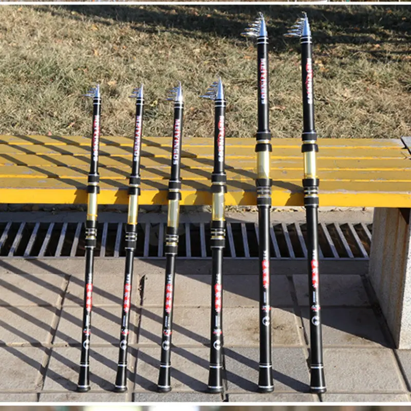 Telescopic Portable High-Quality Fishing Rod 2.1M,2.4M,2.7M,3.6M,3.9M,4.5M Travel Sea Boat Rock Fishing Rod Carp Fishing Gear