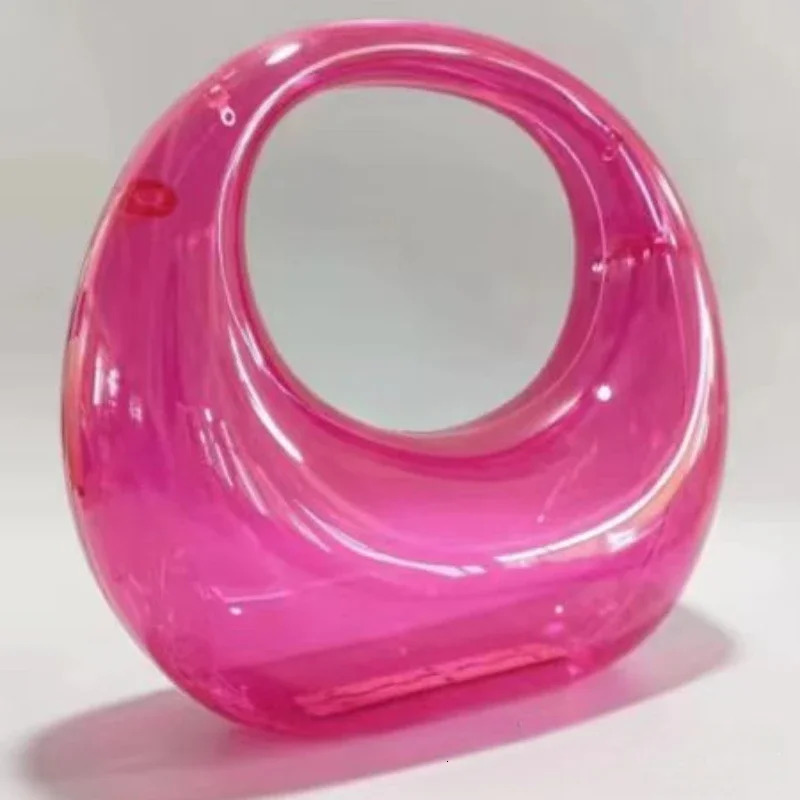 Acrylic Women Bags er Handbags High Quality Fashion Personality Handbag Dresses Suitcase Clear Beach Bag Bucket 241112