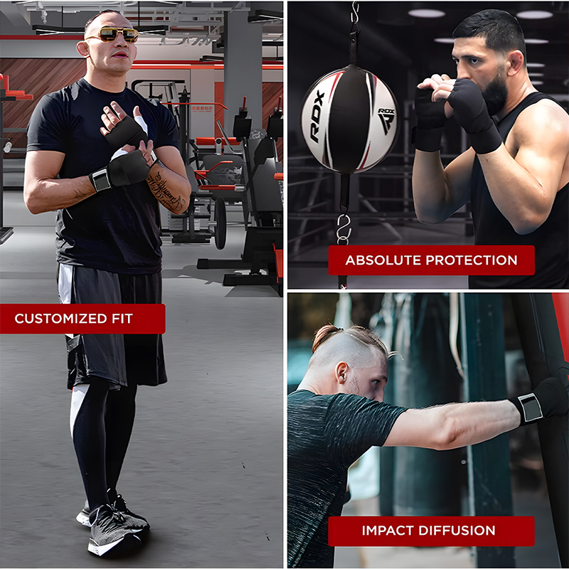 1 Pair Boxing Hand Wraps Inner Gloves for Boxing Kickboxing Muay Thai Quick Wrap Gel Elastic Knuckle Wrist Wrap Handwraps
