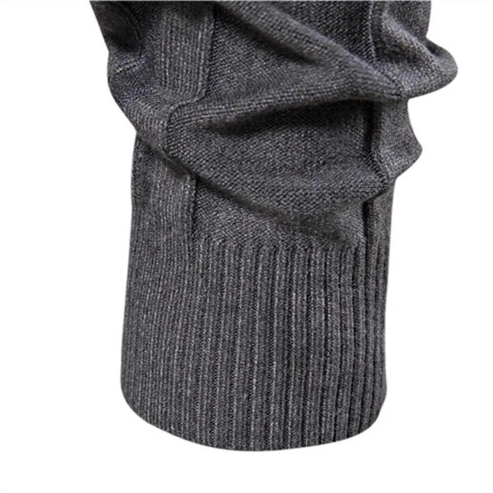 AIOPESON ultra-thin fit pull turtle neck mens casual solid color warm stripe sweater mens new winter fashion sweater mens W2411111
