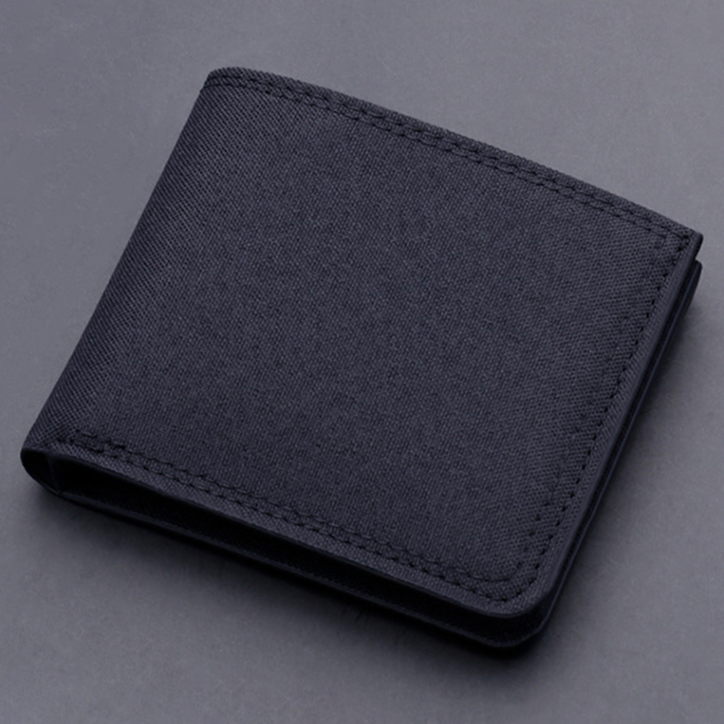 Men's Wallet Coin Purse Short Slim Men's Wallet Credit Card Bi-fold Canvas Wallet Casual Card Holder Small Vintage Coin Pouch