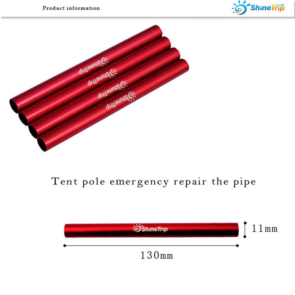 High Quality Outdoor Tool Pole Pipe Single Rod Mending Tent Accessories Repair Tube