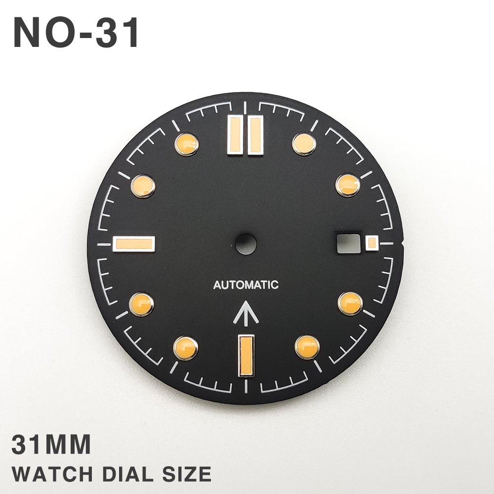 31mm Watch Dial For Seamaster 300 For 2813 8215 821A 2836 Movement Watch Face Accessories Watchmaker Watch Repair Accessory Tool