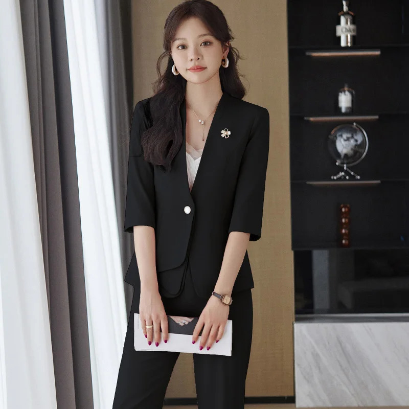 AIyssa mid sleeved womens jacket exquisite fashionable and elegant Spring and Summer 241111