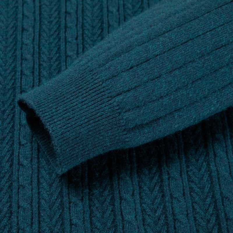 Autumn and winter warm turtle neck O-neck sweater mens thick slim fit bottom shirt Fine knife sweater. M-4XL W2411111