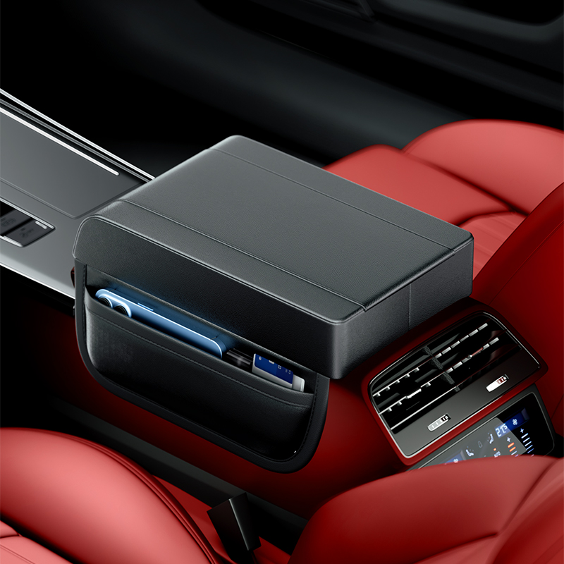 2023 Upgrade Armrest Box Increase General armrest Pad Car Central Advanced Elbow Bracket Middle Cowhide Protective