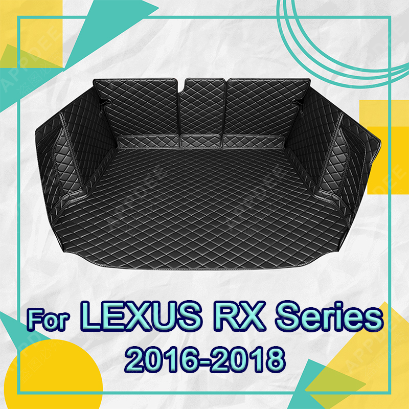 Auto Full Coverage Trunk Mat For LEXUS RX 5-Seat 2016-2018 17 Car Boot Cover Pad Cargo Liner Interior Protector Accessories 3b5ef