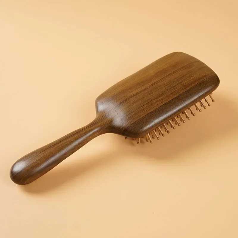 Sandalwood air cushion hair brush air bag massage comb used for long curled household use with a smooth head meridian W241112