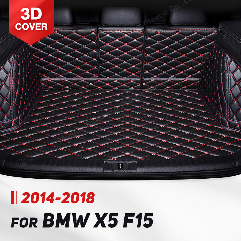Auto Full Coverage Trunk Mat For X5 F15 5-Seat 2014-2018 17 16 15 Car Cover Pad Cargo Liner Interior Protector Accessories fce8c