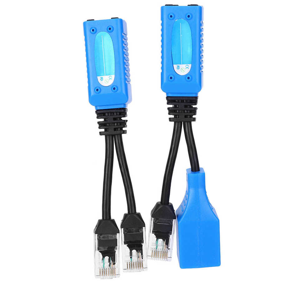 CCTV POE Combiner Splitter Two Cameras Use One Network uPOE Cable Injector Adapter Cable For IP Camera