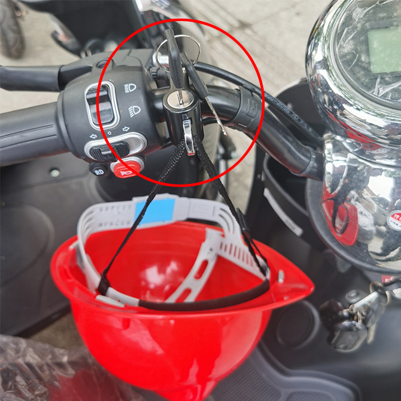 Motorcycle Helmet Lock for Bicyclel Anti-theft Electric Scooter Security Lock Easy To Instal Cycling Equipments Moto Accessories
