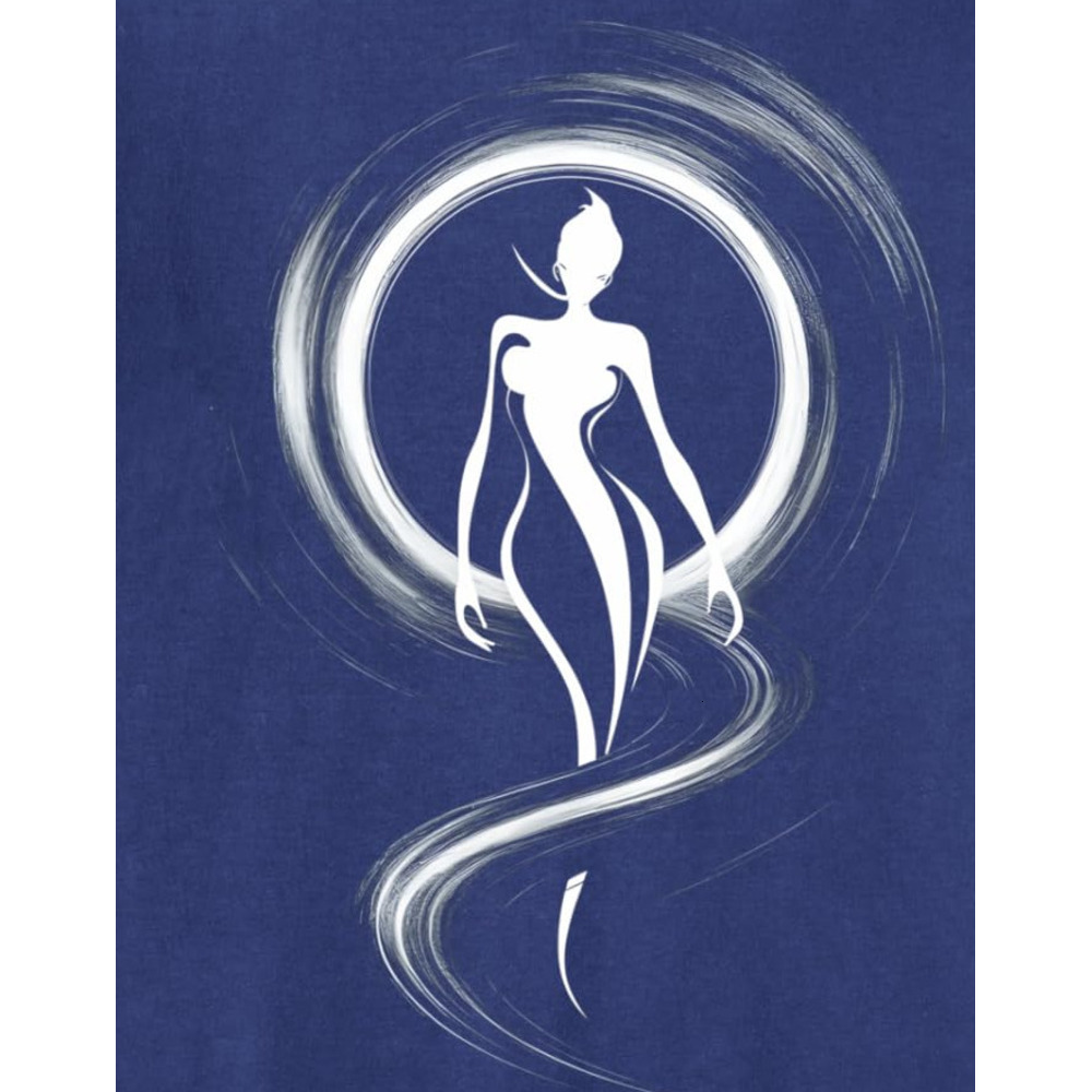 Long Sleeve Shirts for Men sweatshirt Graphic Art Woman Silhouette Swirl Trendy Design Graphic Tee Sweatshirt T shirt Tee Streetwear Casual tops cloth