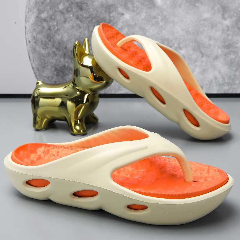 High Quality Men Women Indoor Outdoor Slippers Flip Flops Slides Beach Sandals Men Thick Soft Sole Home Slippers Casual Shoes