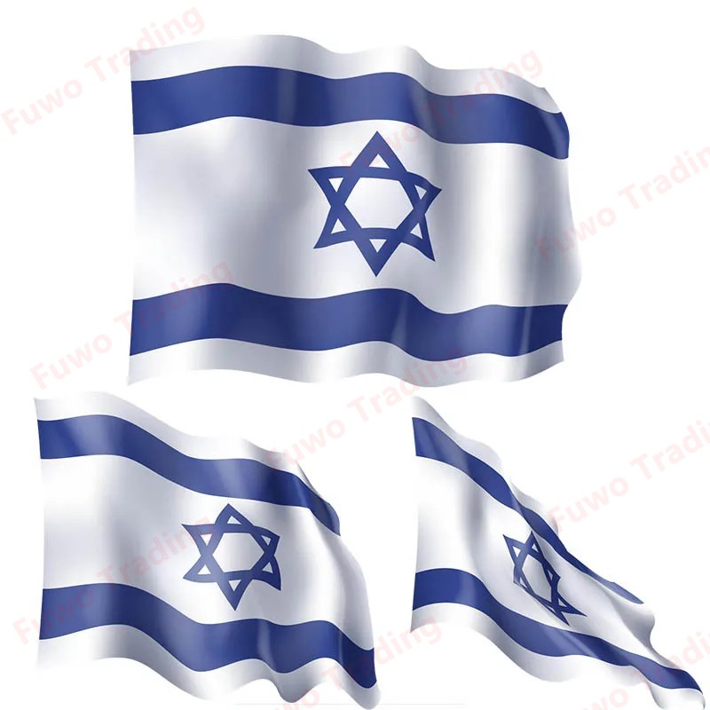 Bestselling Israel Flag for Car Sticker Motorcycle Helmet Decal Anti Scratch Vinyl&pvc&waterproof Film Auto Accessories