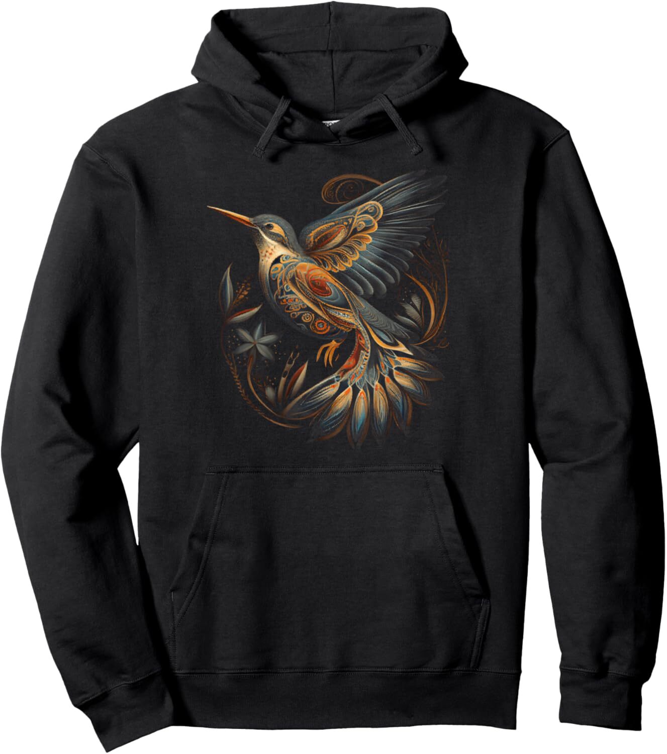Hoodie for Mens Womens Hummingbird Tribal Graphic Pullover Hoodie Graphic Hoodies sweatshirt