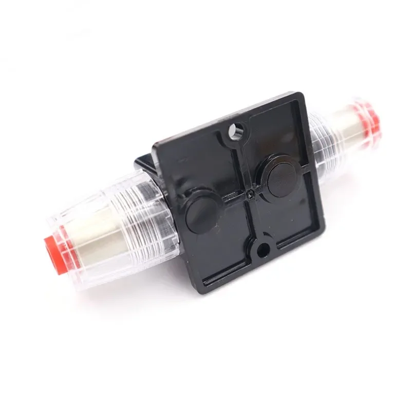 12V - 48V Car Truck Circuit Breaker Self-recovery 20A 30A 40A 50A 60A 80A 100A 125A 150A Auto Audio Fuse Holder Power Insurance