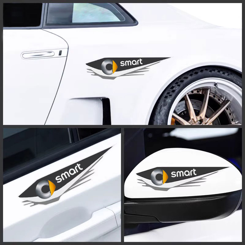 For smart series Smart 451 453 Fortwo Forfour Car cover scratches, waterproof and sunscreen front bumper stickers