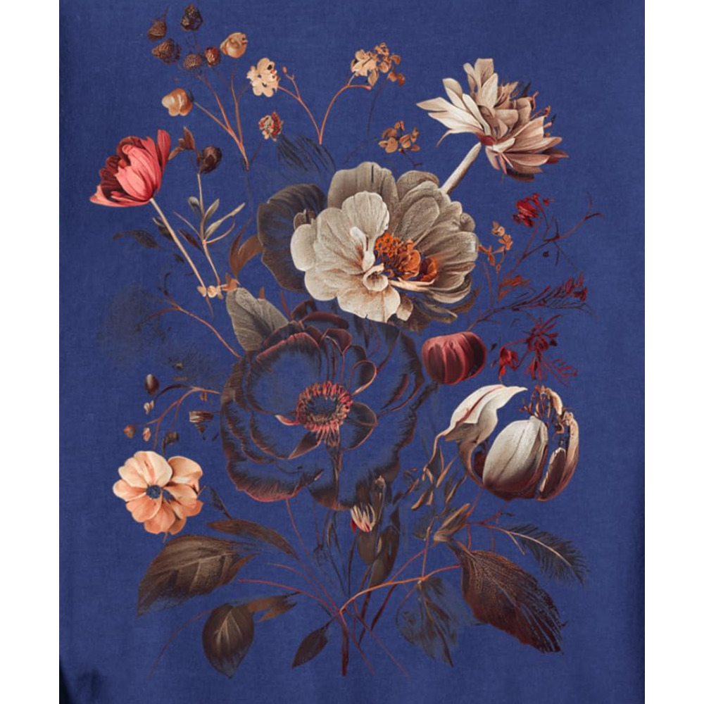 Long Sleeve Shirts for Men sweatshirt Vintage Flowers Bohemian Style Graphic Tees for Men Women Sweatshirt T shirt Tee Streetwear Casual tops clothes